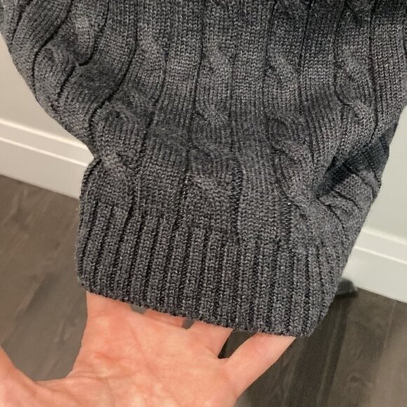 CALVIN Klein Grey Cable-knit Sweater Dress - Picture 12 of 14